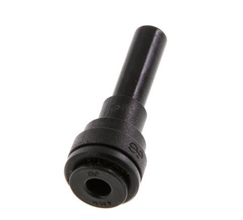 Raccord enfichable 4mm x 6mm avec bouchon en POM NBR [5 pièces].