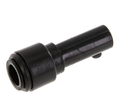 Raccord enfichable 10 mm x 12 mm avec bouchon PA 66 NBR