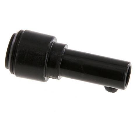 Raccord enfichable 10 mm x 12 mm avec bouchon PA 66 NBR
