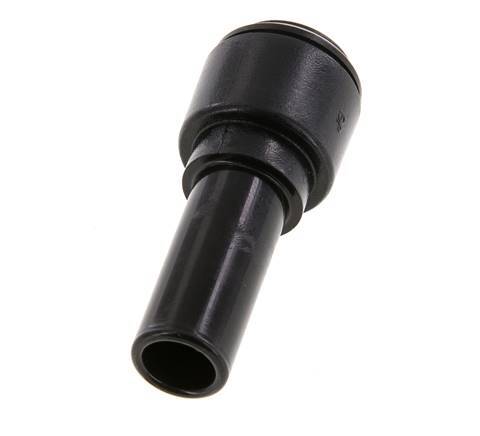 Raccord enfichable 10 mm x 12 mm avec bouchon PA 66 NBR