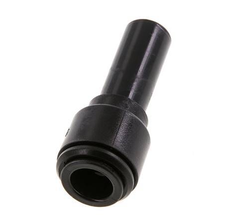 Raccord enfichable 10 mm x 12 mm avec bouchon PA 66 NBR