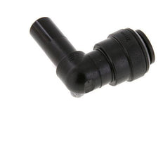 Raccord enfichable coudé 90deg 12mm x 12mm avec bouchon POM NBR [2 Pièces].