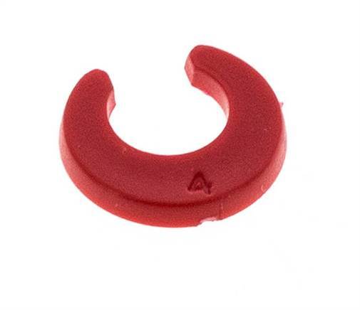Clip de blocage de pinces de serrage de 4 mm pour raccords instantanés [20 pièces].