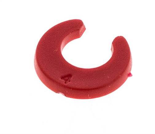 Clip de blocage de pinces de serrage de 4 mm pour raccords instantanés [20 pièces].