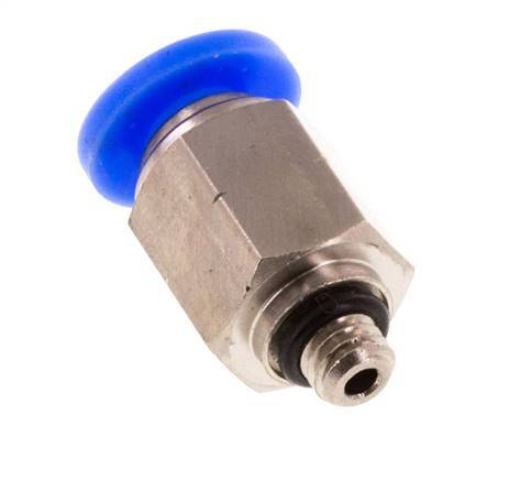 Raccord enfichable 3/16'' x UNF 10-32 Laiton/PBT NBR [5 Pièces]