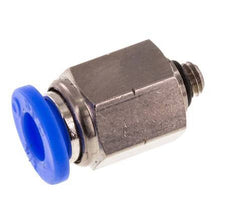 1/4'' x UNF 10-32 Push-in Fitting Brass/PBT NBR [5 Pieces]