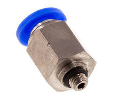 1/4'' x UNF 10-32 Push-in Fitting Brass/PBT NBR [5 Pieces]