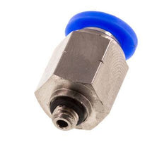 Raccord enfichable 1/4'' x UNF 10-32 en laiton/PBT NBR [5 pièces].
