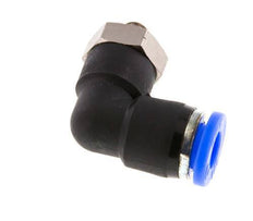 Raccord enfichable coudé 1/4'' x UNF 10-32 90deg Laiton/PBT NBR Rotatif [2 Pièces]