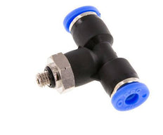 Raccord enfichable en T en ligne 5/32'' x UNF 10-32 Laiton/PBT NBR Rotatif [2 Pièces]