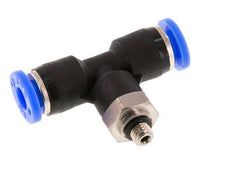 Raccord enfichable en T 3/16'' x UNF 10-32 en laiton/PBT NBR rotatif [2 pièces].