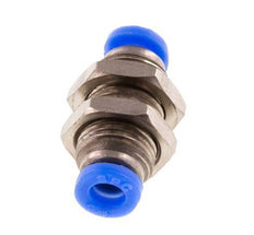 Raccord enfichable 1/8'' en laiton/PBT NBR Bulkhead [2 pièces].