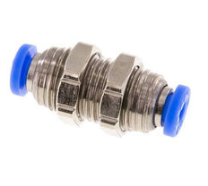 Raccord enfichable 5/32'' Laiton/PBT NBR Bulkhead [2 Pièces]