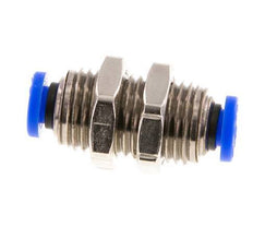 Raccord enfichable 3/16'' en laiton/PBT NBR Bulkhead [2 Pièces].