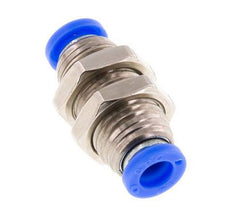 Raccord enfichable 1/4'' laiton/PBT NBR Bulkhead [2 Pièces]