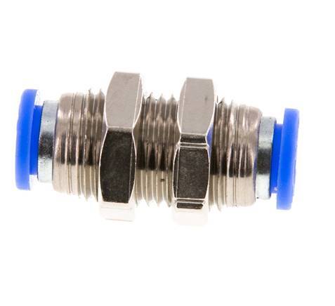Raccord enfichable 5/16'' en laiton/PBT NBR Bulkhead [2 Pièces].