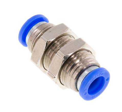 Raccord enfichable 5/16'' en laiton/PBT NBR Bulkhead [2 Pièces].