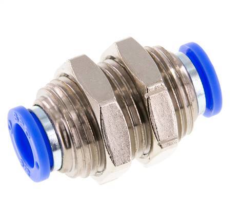 raccord enfichable 3/8'' Laiton/PBT NBR Bulkhead