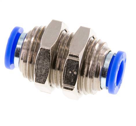 raccord enfichable 3/8'' Laiton/PBT NBR Bulkhead