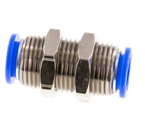 raccord enfichable 1/2'' Laiton/PBT NBR Bulkhead