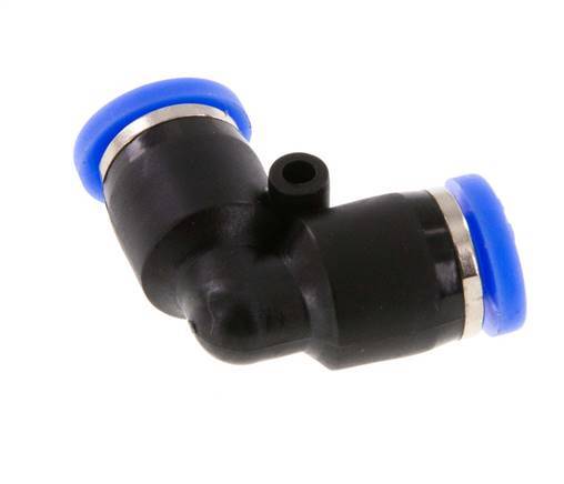 Raccord enfichable coudé 90deg 5/32'' PBT NBR [2 Pièces]