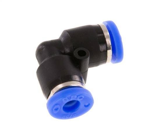 Raccord enfichable coudé 90deg 5/32'' PBT NBR [2 Pièces]