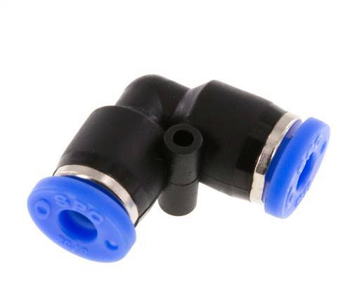 Raccord enfichable coudé 90deg 5/32'' PBT NBR [2 Pièces]