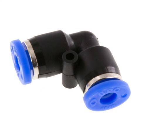 Raccord enfichable coudé 90deg 5/32'' PBT NBR [2 Pièces]