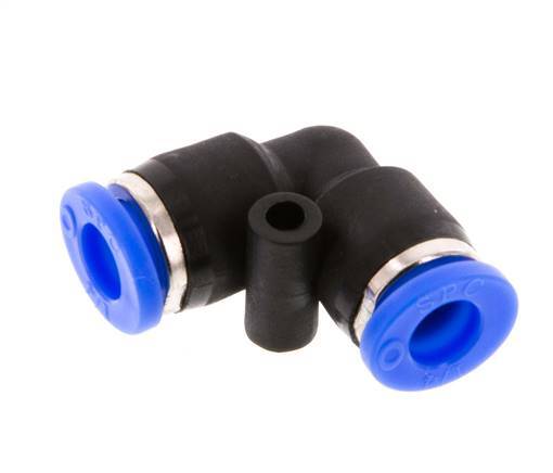 Raccord enfichable coudé 1/4'' 90deg PBT NBR [2 Pièces]