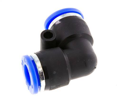 Raccord enfichable coudé 3/8'' 90deg PBT NBR [2 Pièces]