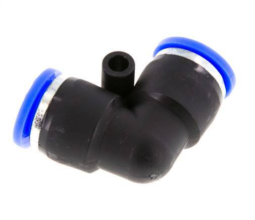 Raccord enfichable coudé 3/8'' 90deg PBT NBR [2 Pièces]