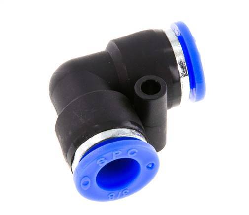 Raccord enfichable coudé 3/8'' 90deg PBT NBR [2 Pièces]