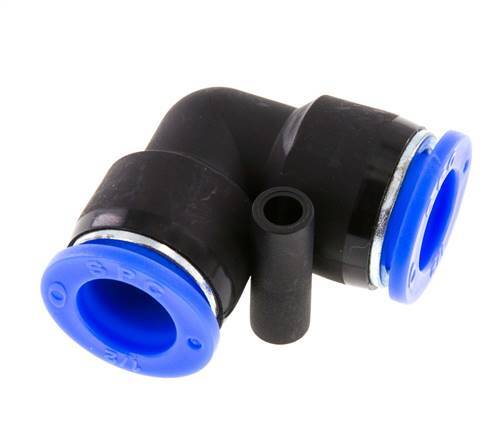 Raccord enfichable coudé 1/2'' 90deg PBT NBR [2 Pièces]