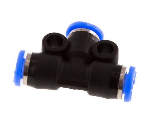 Raccord enfichable en Té 5/32'' PBT NBR [2 Pièces]