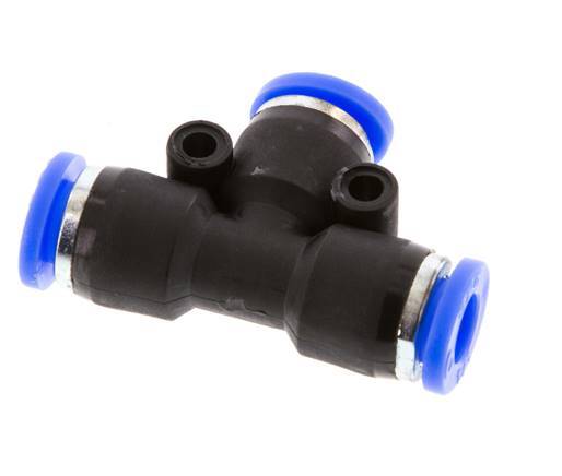 Raccord enfichable en T 1/4'' PBT NBR [2 Pièces]