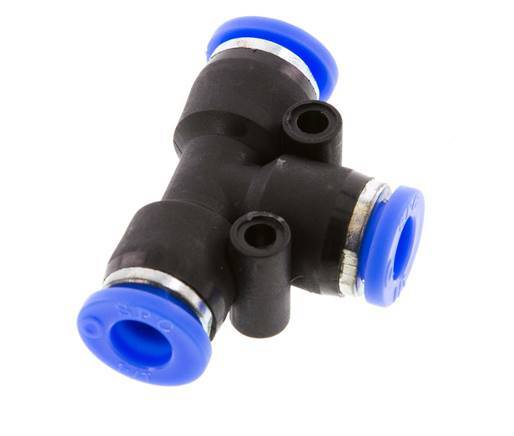 Raccord enfichable en T 1/4'' PBT NBR [2 Pièces]