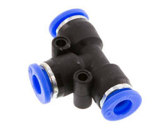 Raccord enfichable en T 1/4'' PBT NBR [2 Pièces]