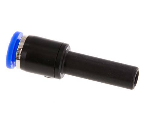 Raccord enfichable 1/4'' x 5/16'' avec bouchon PBT NBR [2 pièces].