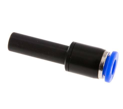 Raccord enfichable 1/4'' x 5/16'' avec bouchon PBT NBR [2 pièces].