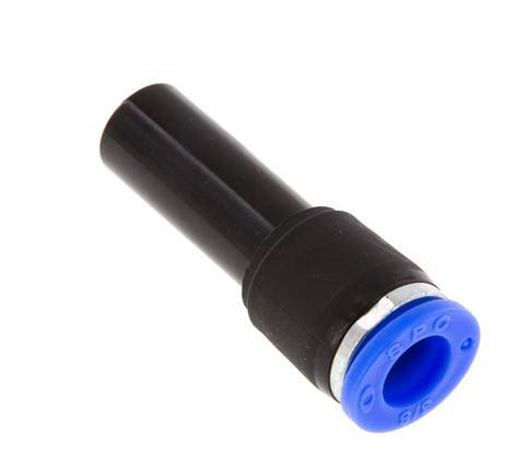Raccord enfichable 3/8'' x 1/2'' avec bouchon PBT NBR [2 pièces].