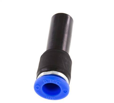 Raccord enfichable 3/8'' x 1/2'' avec bouchon PBT NBR [2 pièces].
