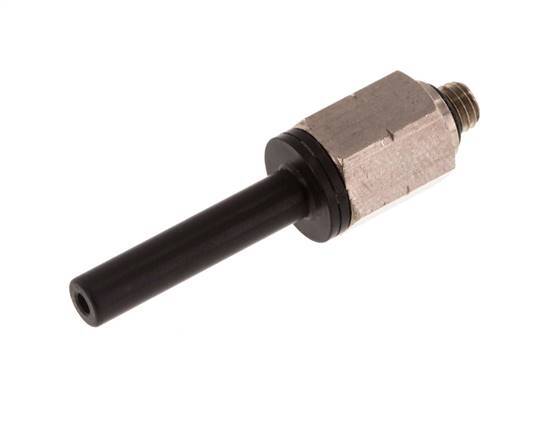 3/16'' x UNF 10-32 Plug-in Fitting Brass/PBT NBR [2 Pieces]