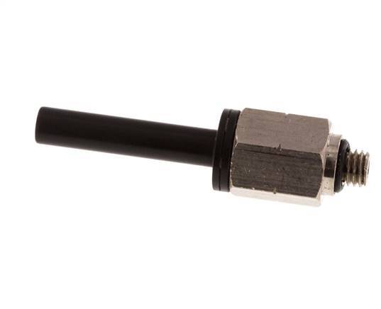 3/16'' x UNF 10-32 Plug-in Fitting Brass/PBT NBR [2 Pieces]