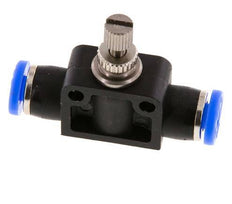 Silencieux de contrôle de débit droit 3,97 mm (5/32 pouce) laiton/PBT