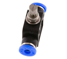 Silencieux de contrôle de débit droit 3,97 mm (5/32 pouce) laiton/PBT