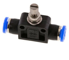 Silencieux de contrôle de débit droit 3,97 mm (5/32 pouce) laiton/PBT