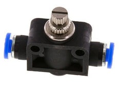 Silencieux de contrôle de débit droit 3/16 pouce (4,76 mm) laiton/PBT