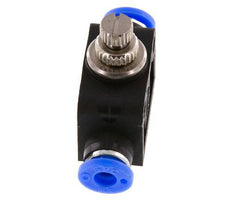 Silencieux de contrôle de débit droit 3/16 pouce (4,76 mm) laiton/PBT