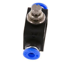 Silencieux de contrôle de débit droit 3/16 pouce (4,76 mm) laiton/PBT