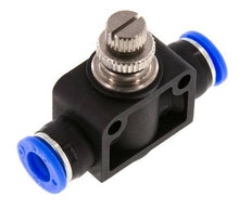 Silencieux de contrôle de débit droit 5/16 pouce (7,94 mm) laiton/PBT